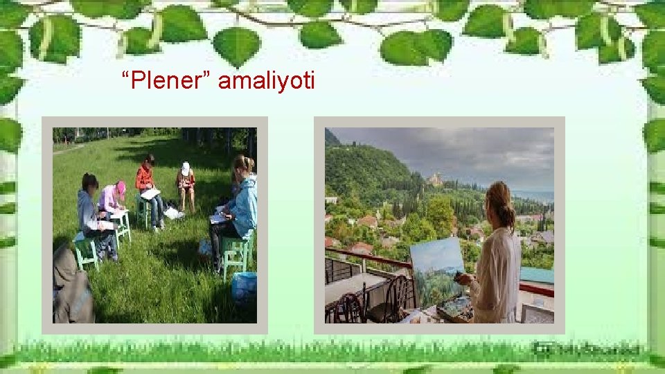 “Plener” amaliyoti 