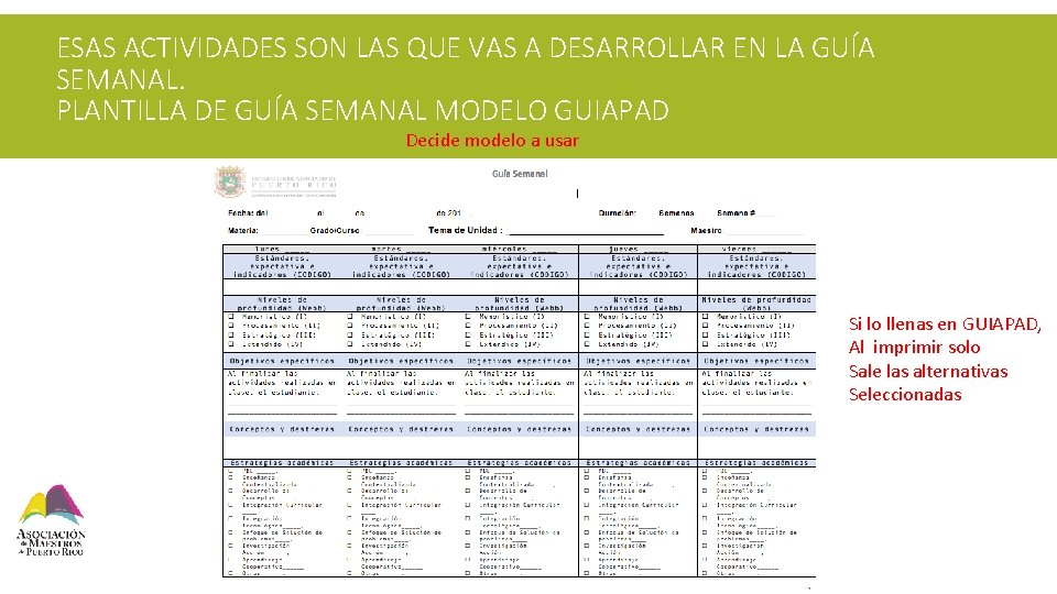 ESAS ACTIVIDADES SON LAS QUE VAS A DESARROLLAR EN LA GUÍA SEMANAL. PLANTILLA DE