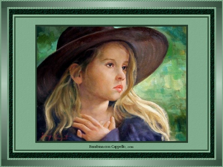 Bambina con Cappello, 2011 