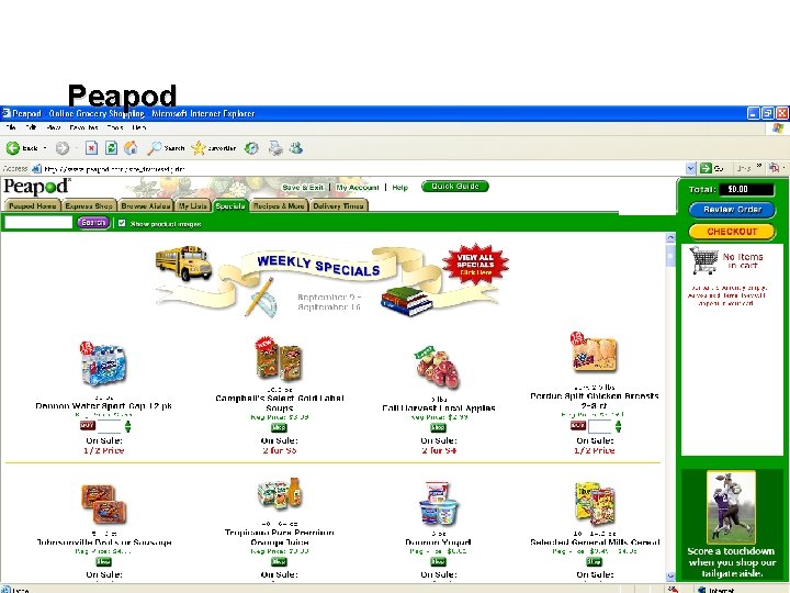 Peapod EMBA 226 • College of Business Administration • California State University, Sacramento 26