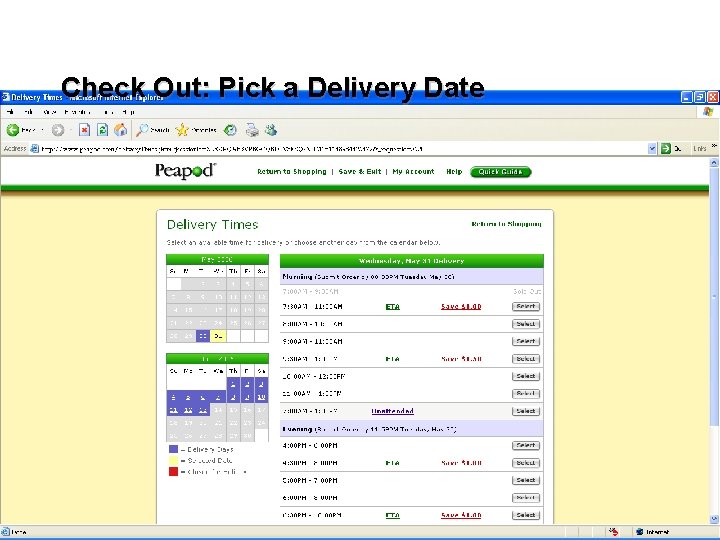 Check Out: Pick a Delivery Date EMBA 226 • College of Business Administration •