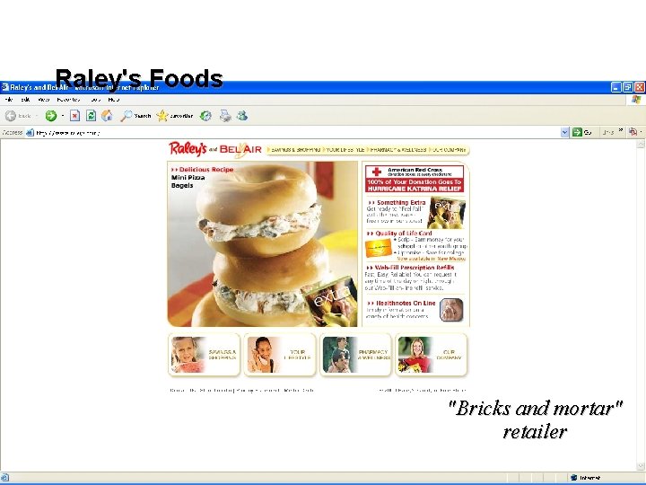 Raley's Foods "Bricks and mortar" retailer EMBA 226 • College of Business Administration •