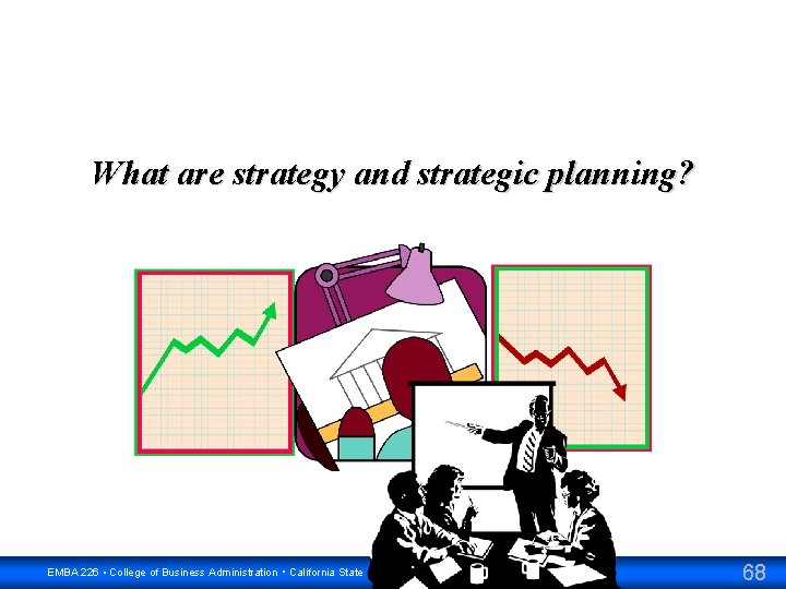 What are strategy and strategic planning? EMBA 226 • College of Business Administration •