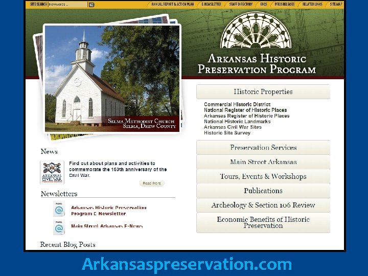 Arkansaspreservation. com 