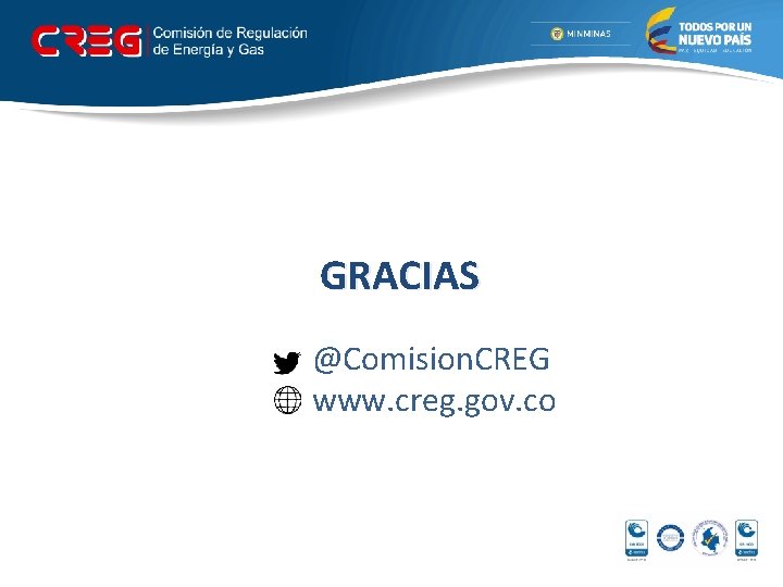 GRACIAS @Comision. CREG www. creg. gov. co 