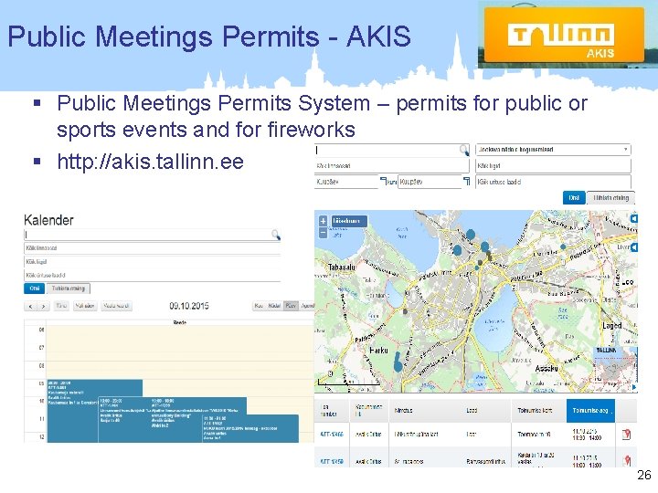 Public Meetings Permits - AKIS § Public Meetings Permits System – permits for public