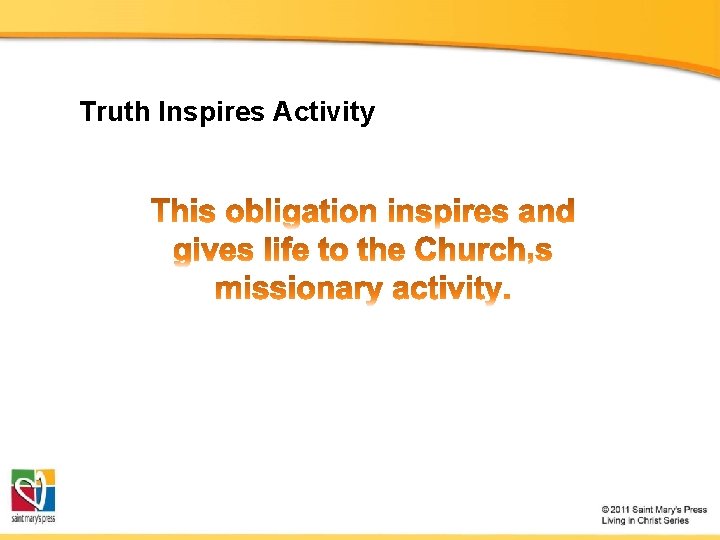 Truth Inspires Activity 
