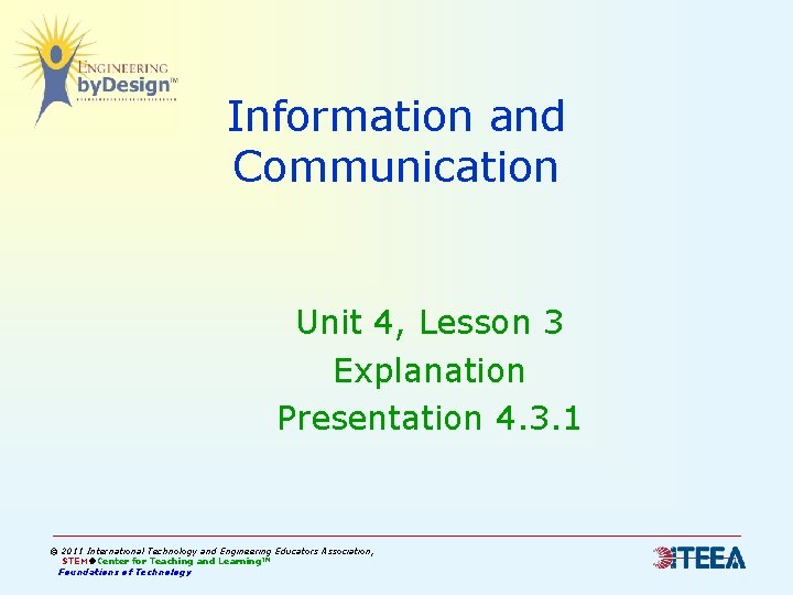 Information and Communication Unit 4 Lesson 3 Explanation