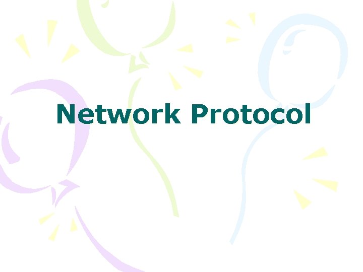 Network Protocol 