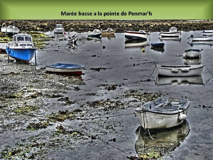 Marée basse a la pointe de Penmar'h 