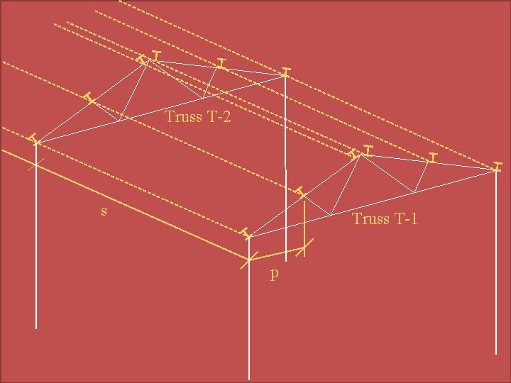 Truss T-2 s Truss T-1 p 