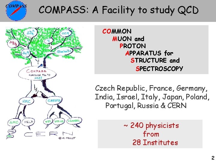 COMPASS: A Facility to study QCD COMMON MUON and PROTON APPARATUS for STRUCTURE and
