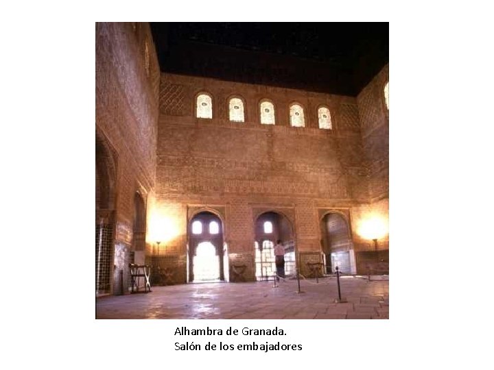 Alhambra de Granada. Salón de los embajadores 