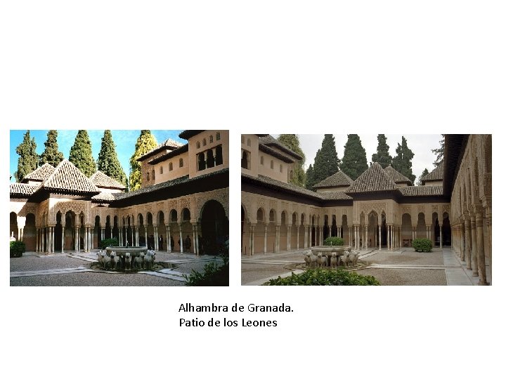 Alhambra de Granada. Patio de los Leones 