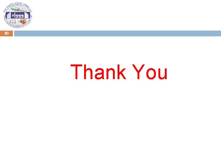 30 Thank You 
