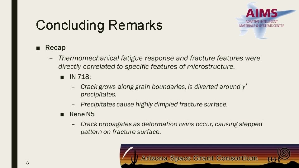 Concluding Remarks ■ 8 