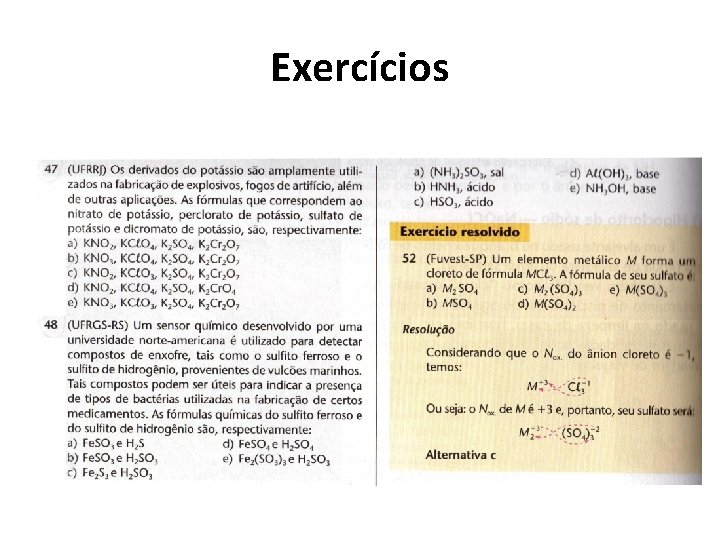 Exercícios 