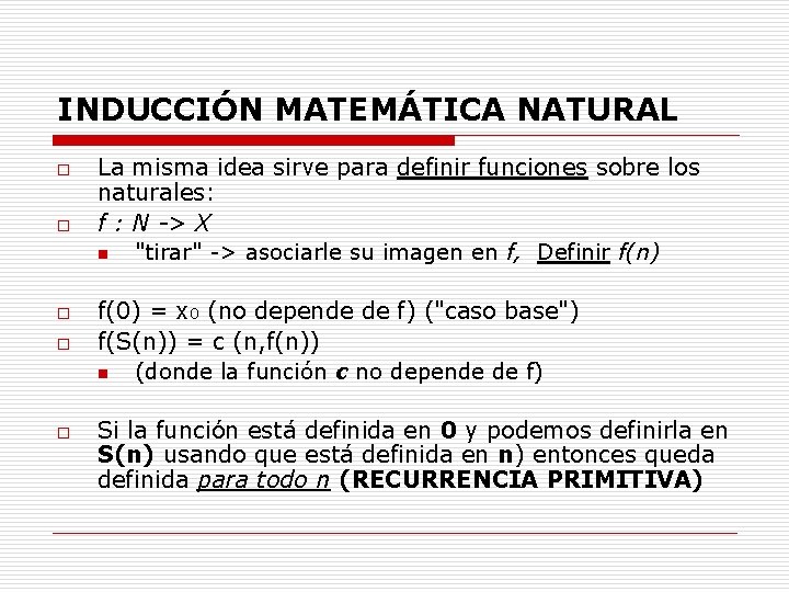 Estructura De Datos Y Algoritmos Recurrencia Introduccin O