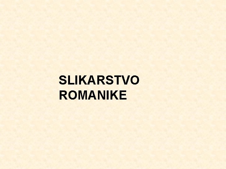 SLIKARSTVO ROMANIKE 