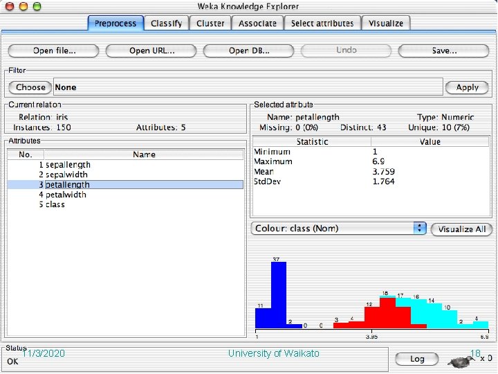 11/3/2020 University of Waikato 18 