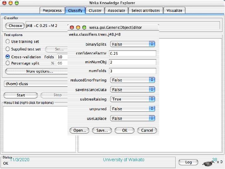 11/3/2020 University of Waikato 38 