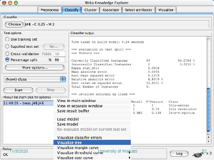 11/3/2020 University of Waikato 52 