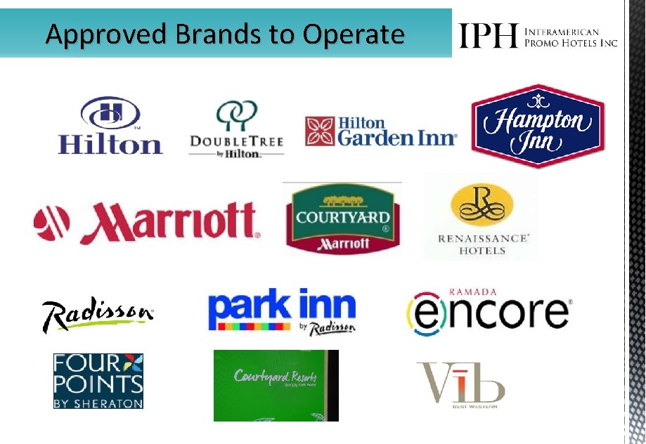 Approved Brands to Operate 