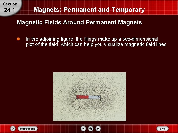 Section 24. 1 Magnets: Permanent and Temporary Magnetic Fields Around Permanent Magnets In the