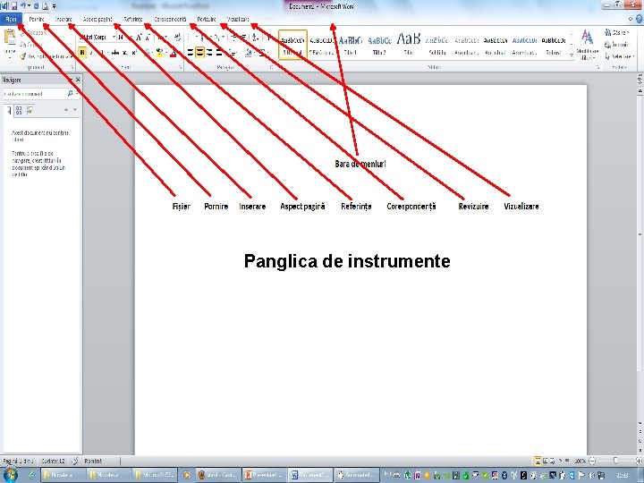  Panglica de instrumente 