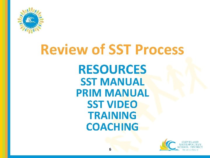 Review of SST Process RESOURCES SST MANUAL PRIM MANUAL SST VIDEO TRAINING COACHING 6