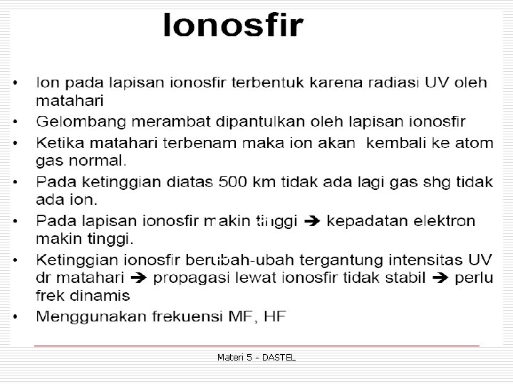 Materi 5 - DASTEL 