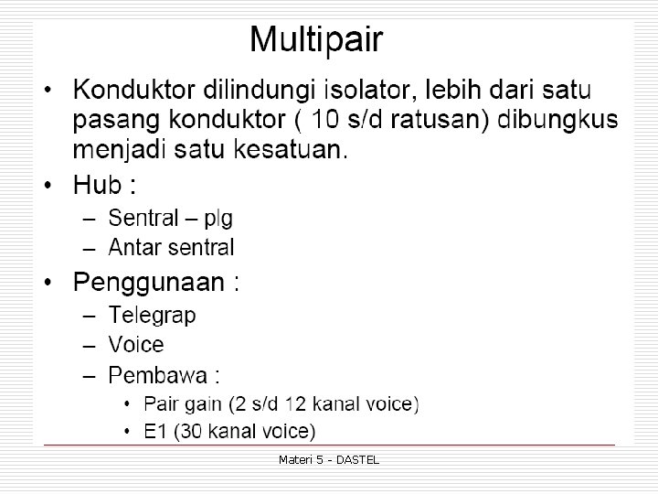 Materi 5 - DASTEL 