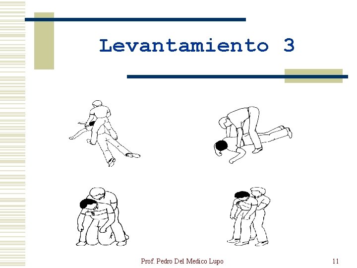 Levantamiento 3 Prof. Pedro Del Medico Lupo 11 