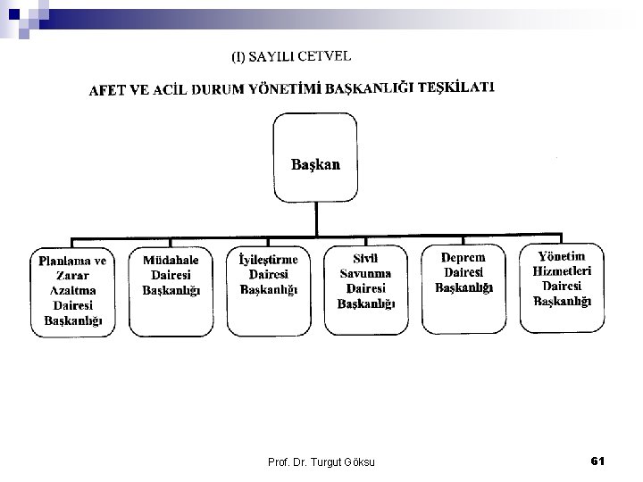 Prof. Dr. Turgut Göksu 61 