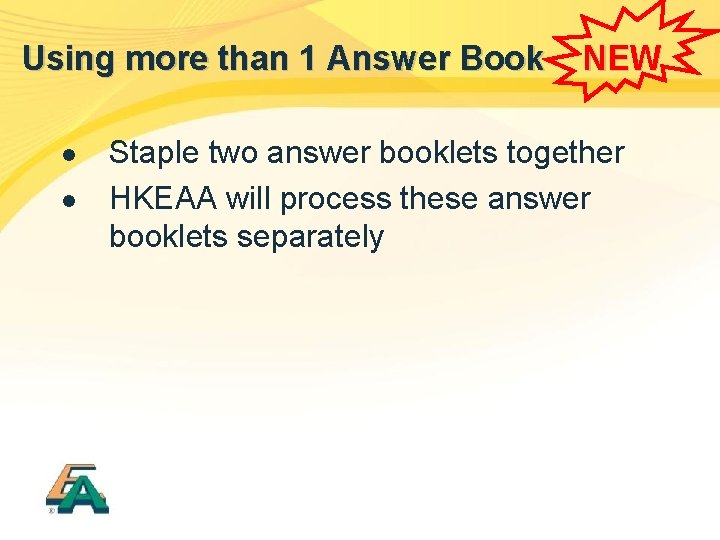 Using more than 1 Answer Book l l NEW Staple two answer booklets together