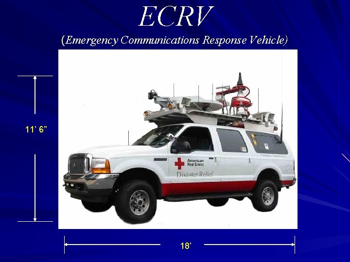 ECRV (Emergency Communications Response Vehicle) 11’ 6” 18’ 
