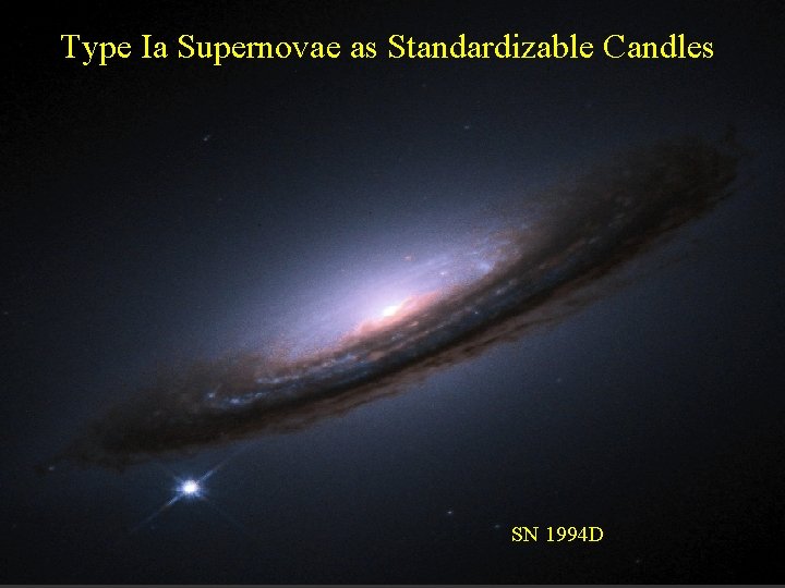 Type Ia Supernovae as Standardizable Candles SN 1994 D 40 