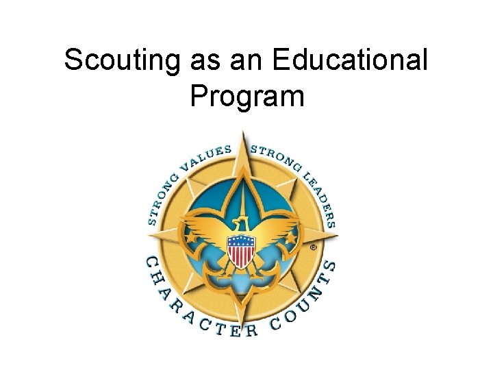 Scouting as an Educational Program 