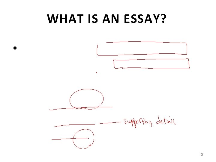 WHAT IS AN ESSAY? • 3 