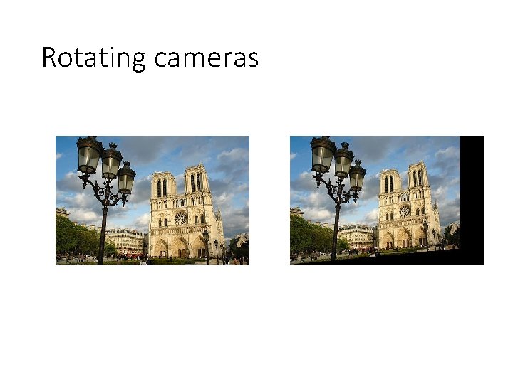 Rotating cameras 