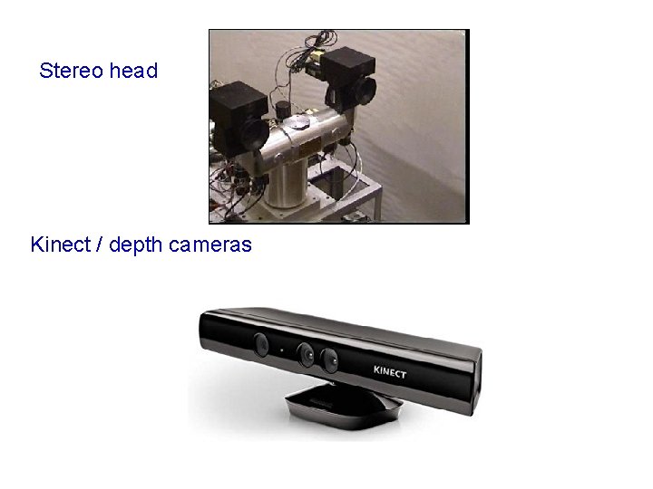Stereo head Kinect / depth cameras 