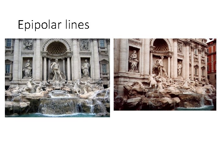 Epipolar lines 