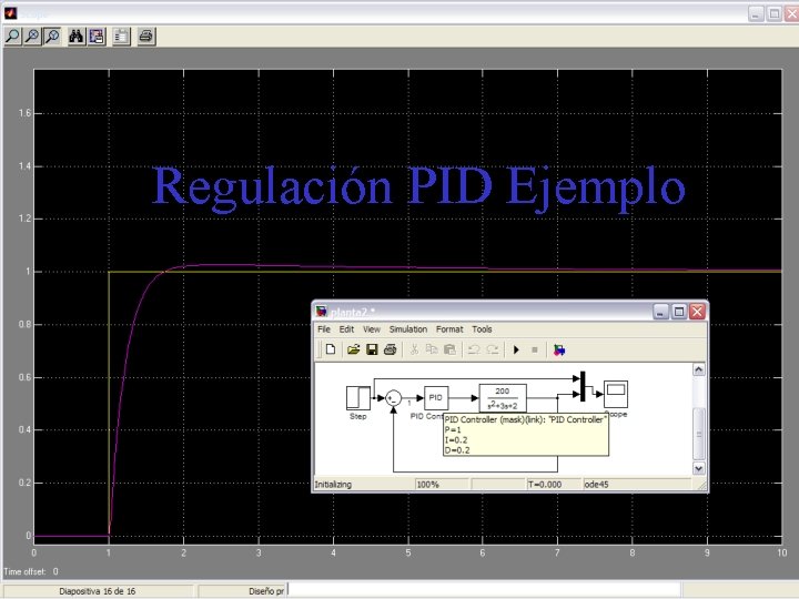Regulación PID Ejemplo 