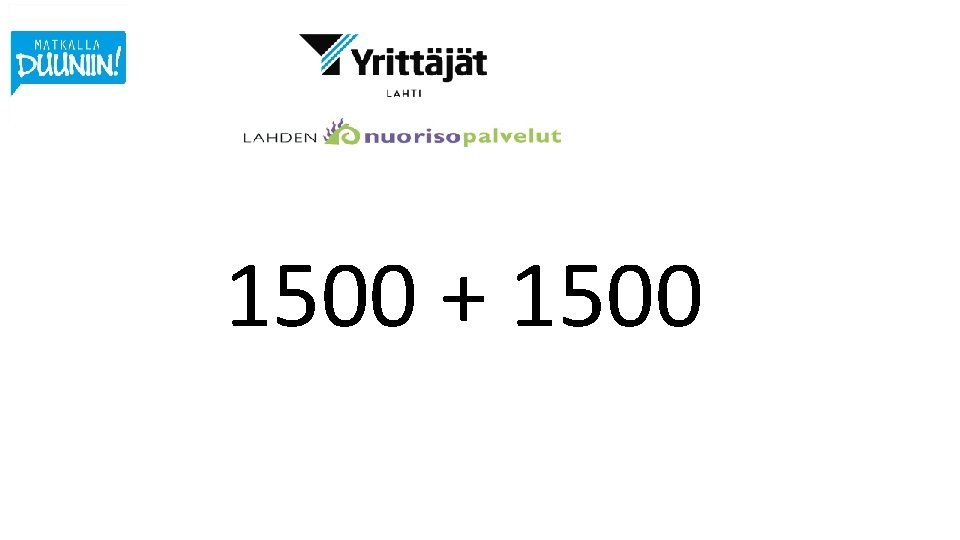 1500 + 1500 