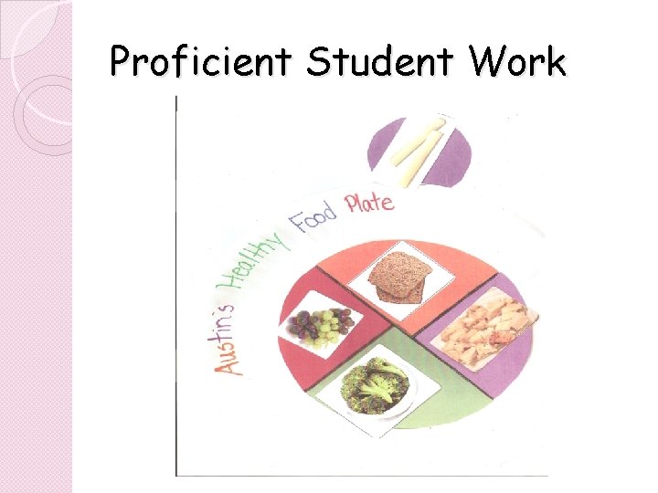 Proficient Student Work Proficient Student Work