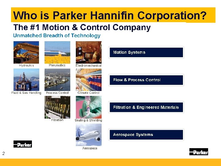 Who is Parker Hannifin Corporation? 2 