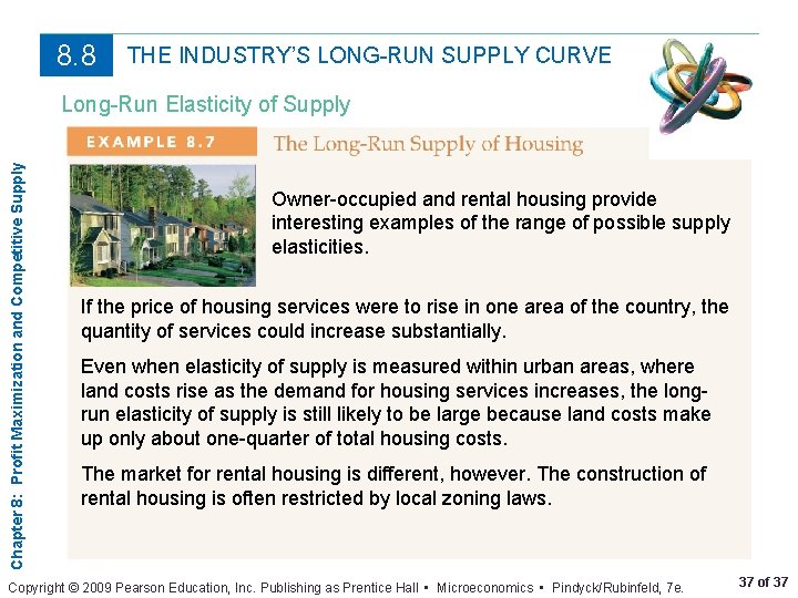 8. 8 THE INDUSTRY’S LONG-RUN SUPPLY CURVE Chapter 8: Profit Maximization and Competitive Supply