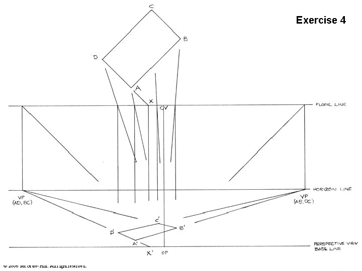 Chapter 21: Perspective Drawing Exercise 4 Theatrical Design and Production © 2006 Mc. Graw-Hill.