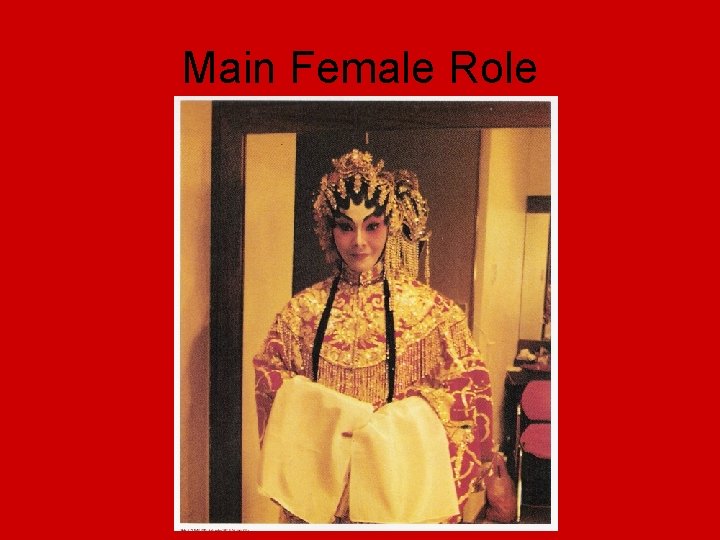 Main Female Role 