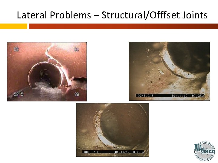 Lateral Problems – Structural/Offfset Joints 